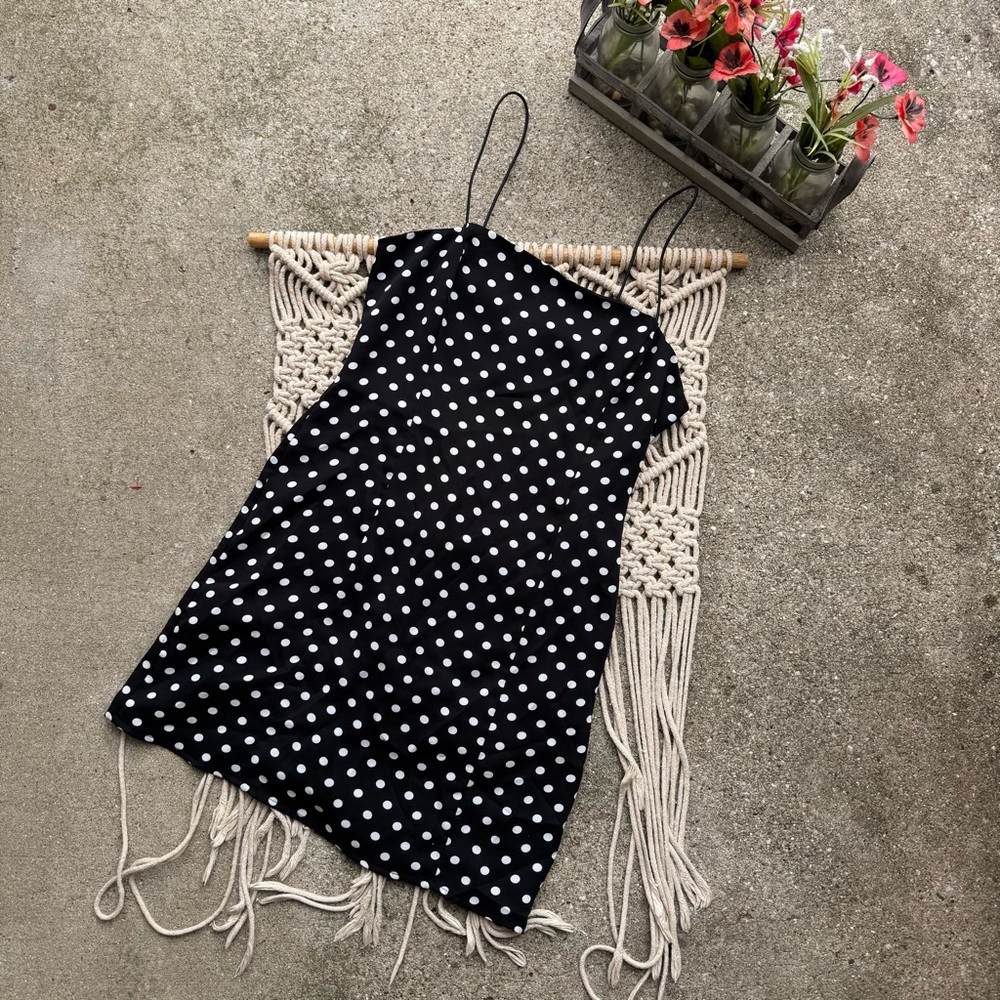 Urban Outfitters Black and White Polka Dot Dress Size Small